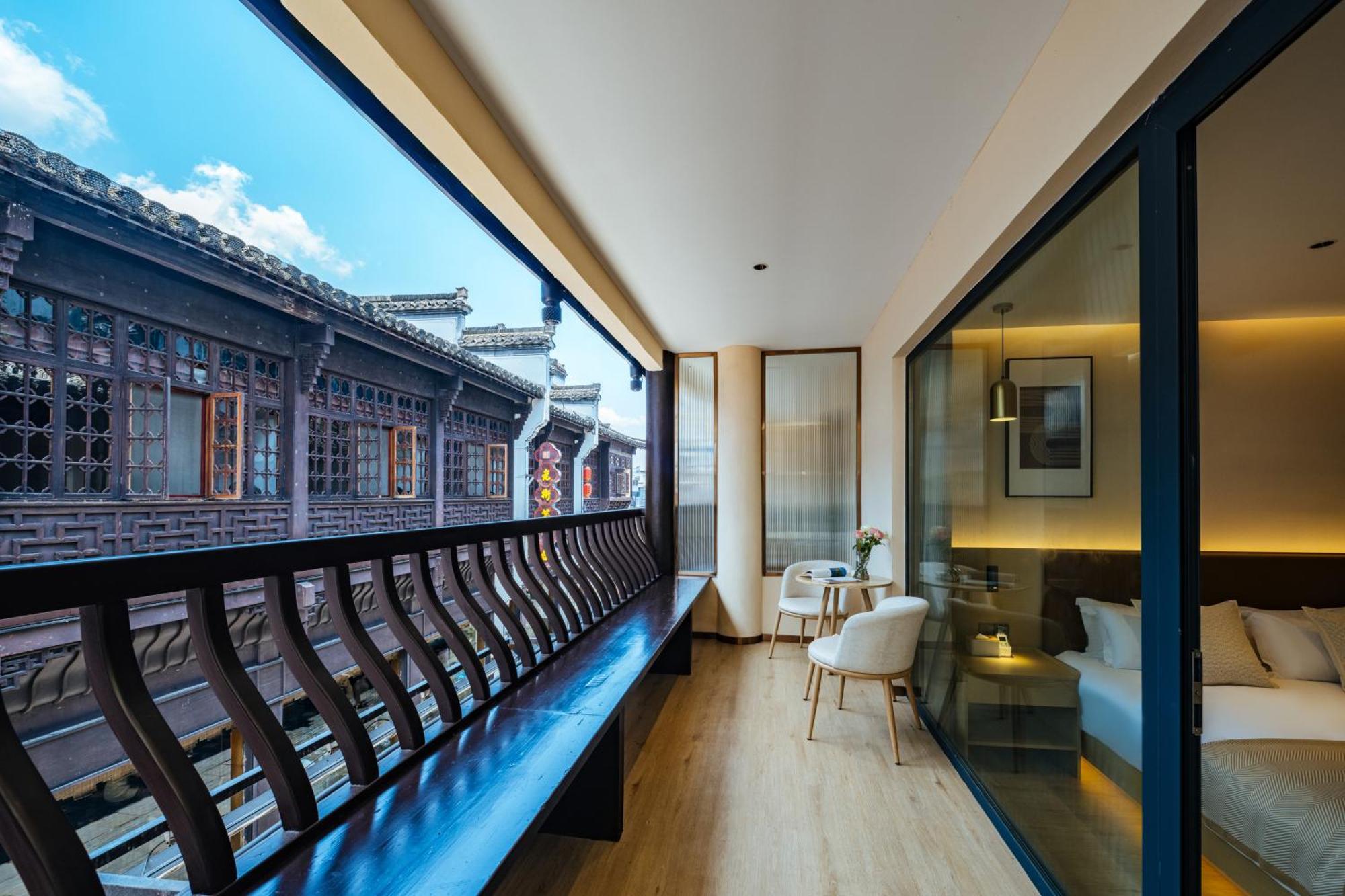 Old Street Yun Zhu Hotel Huangshan Exterior foto
